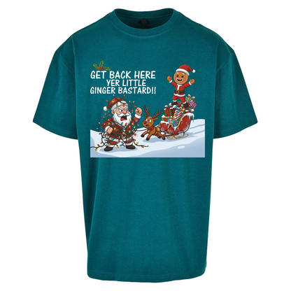 santa joke graphic Oversized T-Shirt