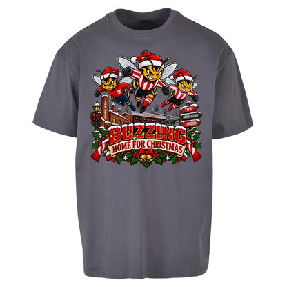 Brentford Football Christmas Oversized T-Shirt