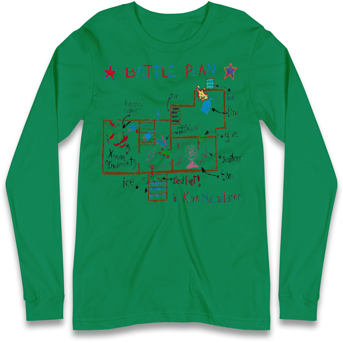 home alone battle plan Long Sleeve T-Shirt