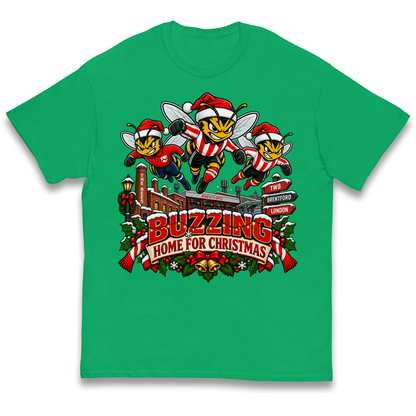 Brentford Football Christmas Kids T-Shirt