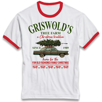 Christmas jumper Ringer T-Shirt