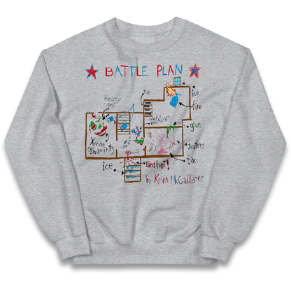 home alone battle plan Kids Jumper