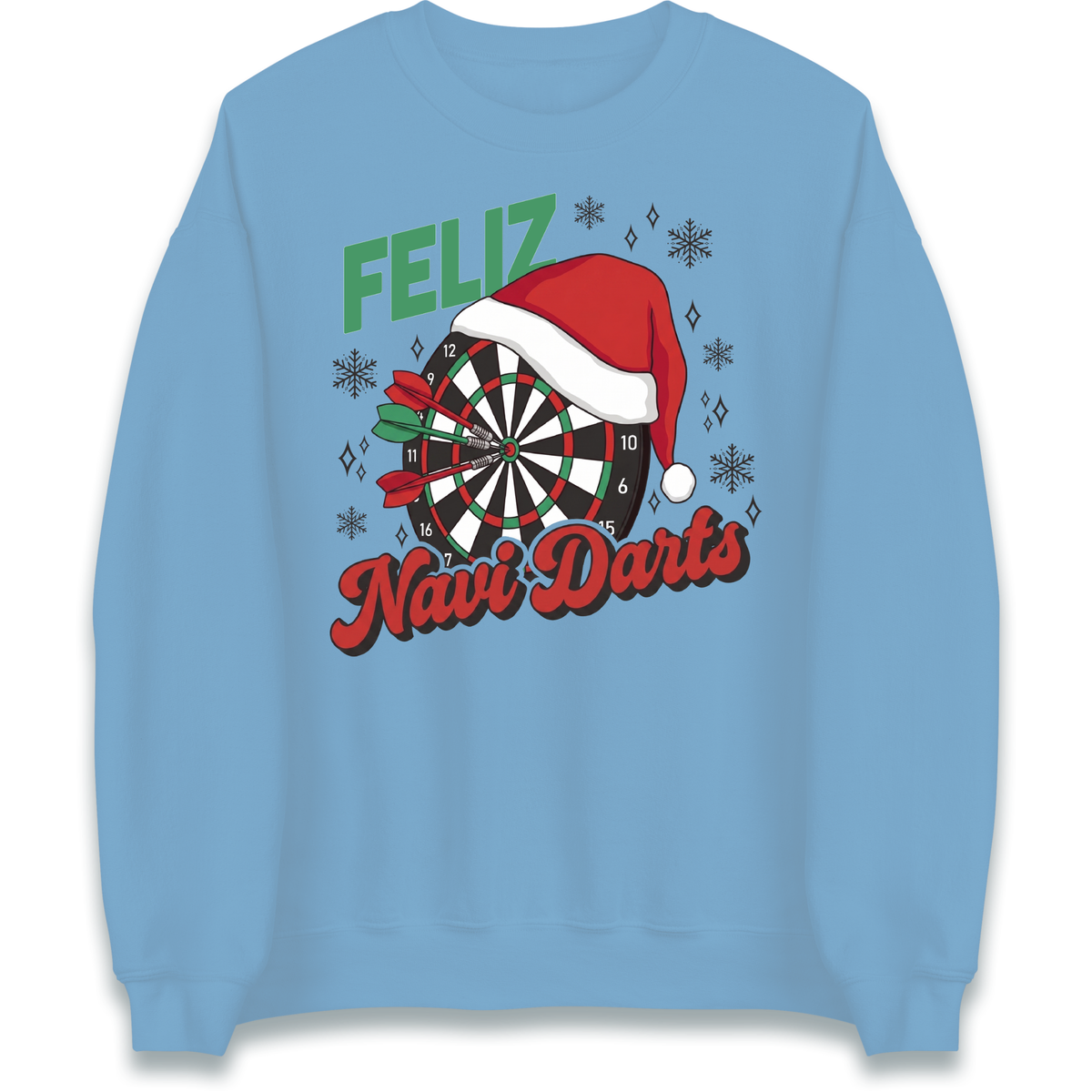 Feliz Navidarts Adult Jumper - Christmas Darts Design