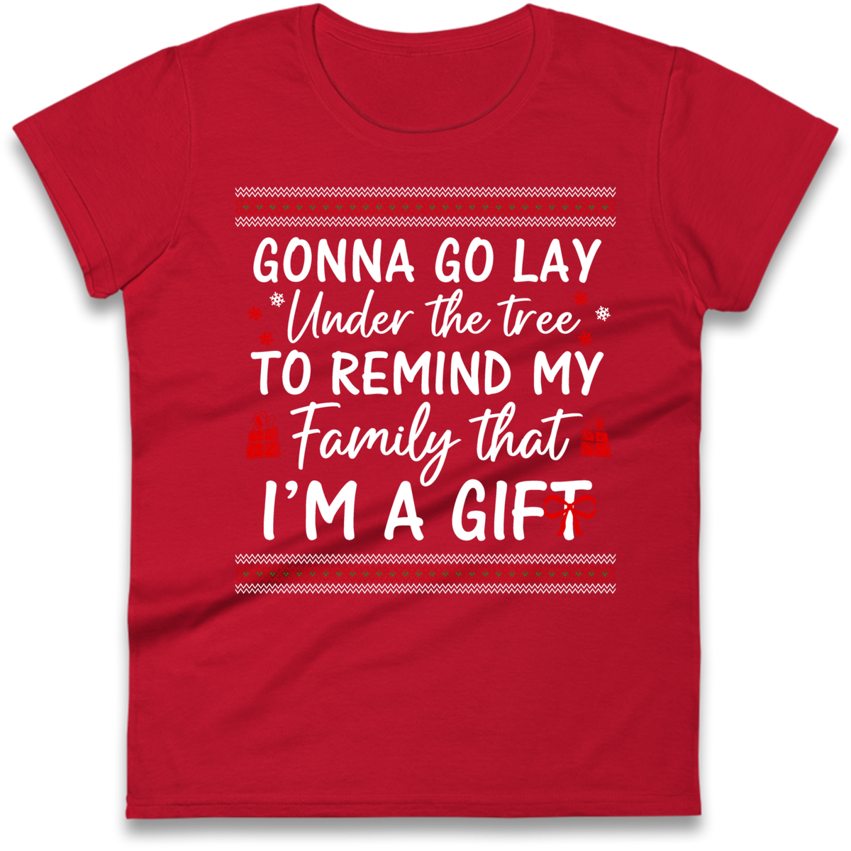 Christmas jumper Ladies T-Shirt