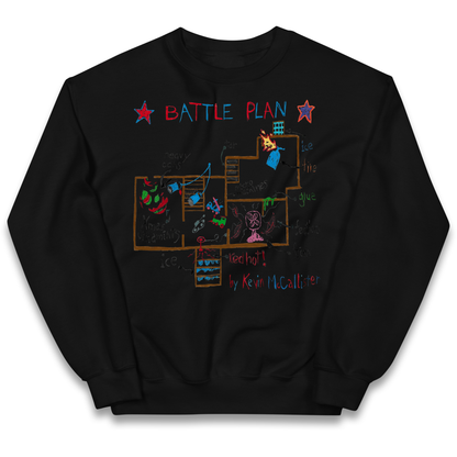 home alone battle plan Kids Jumper
