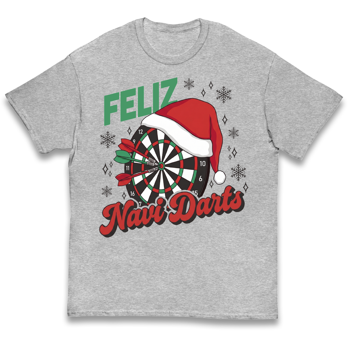 Feliz Navidarts Kids T-Shirt - Festive Darts Design