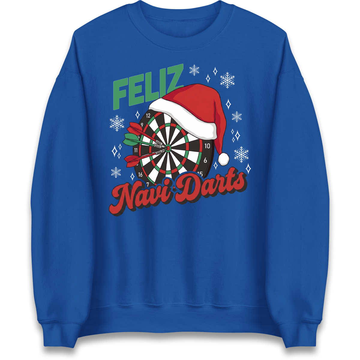 Feliz Navidarts Adult Jumper - Christmas Darts Design