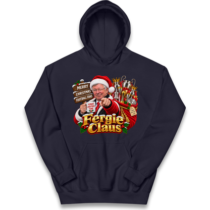 Man United Christmas Kids Hoodie