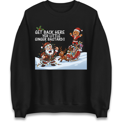 santa joke graphic Jumper