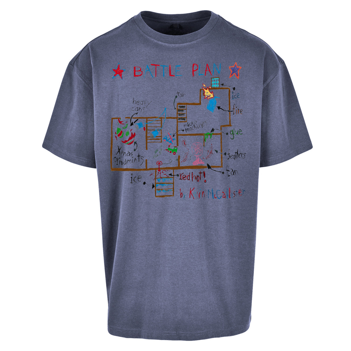 home alone battle plan Oversized T-Shirt
