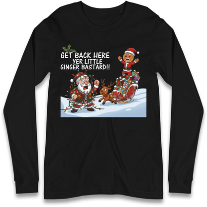 santa joke graphic Long Sleeve T-Shirt