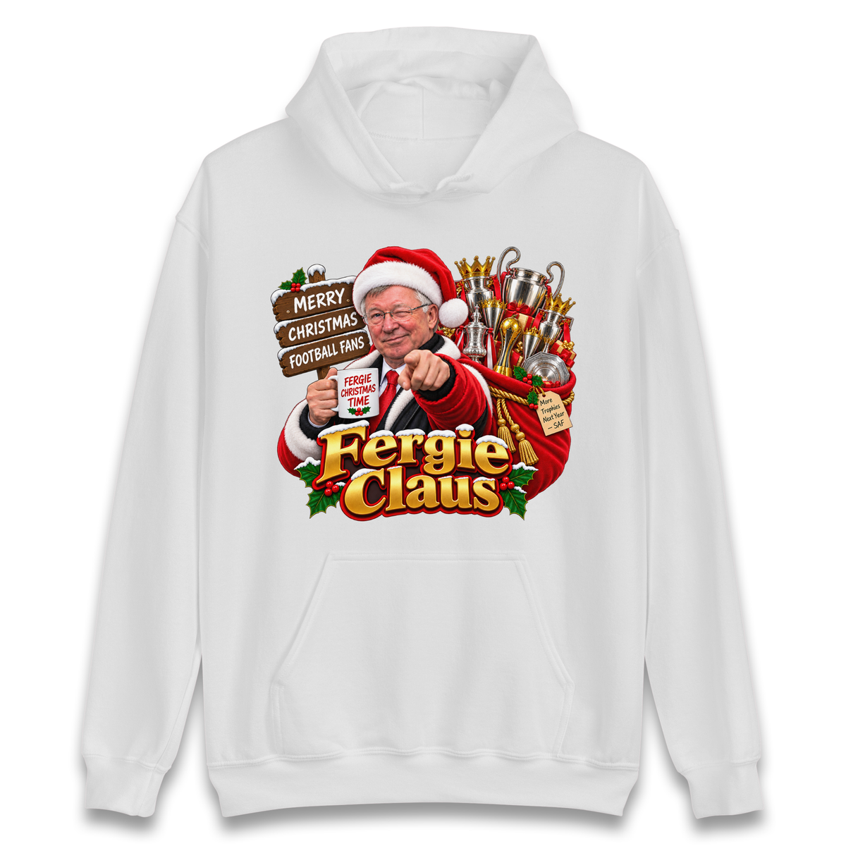 Man United Christmas Hoodie