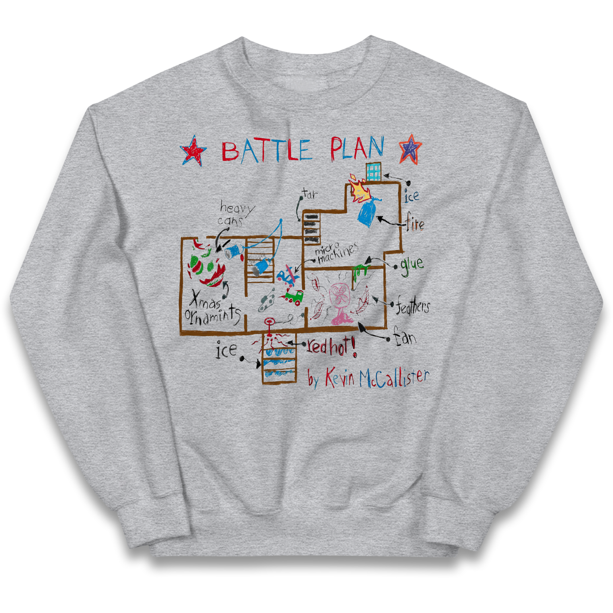 home alone battle plan Kids Jumper