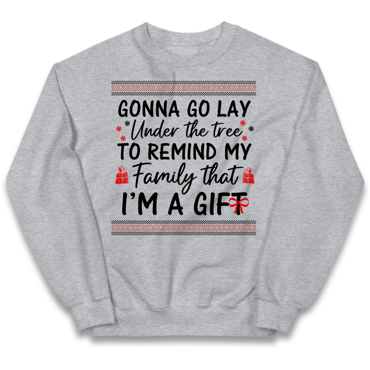 family festive humour Kids Jumper