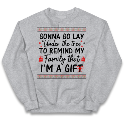 family festive humour Kids Jumper