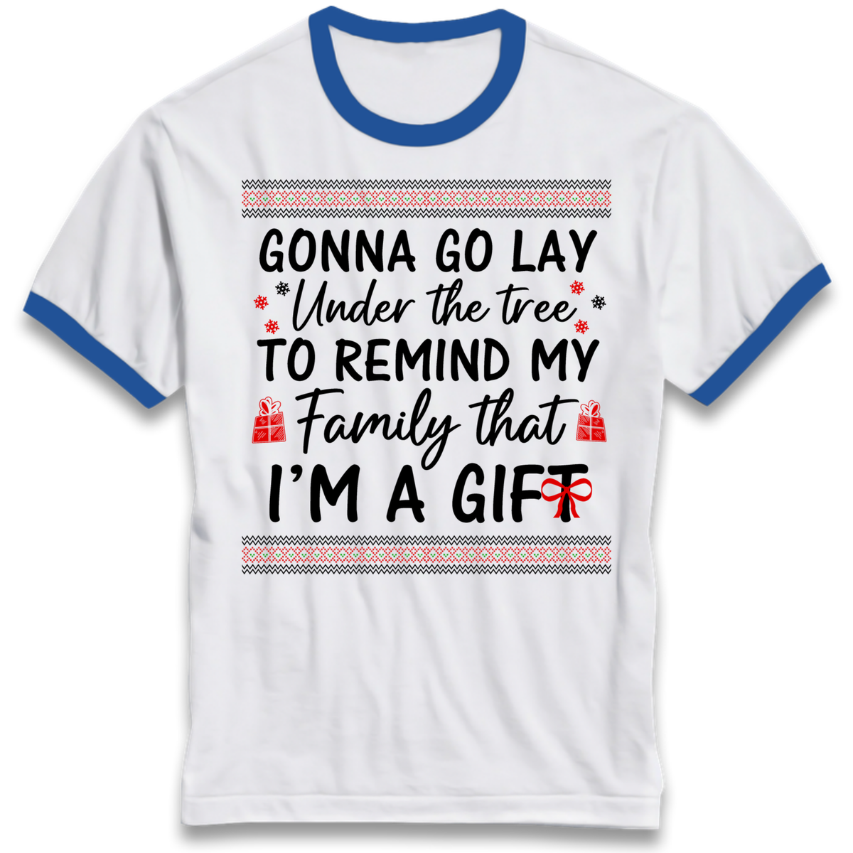 family festive humour Ringer T-Shirt