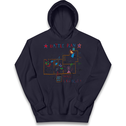 home alone battle plan Kids Hoodie