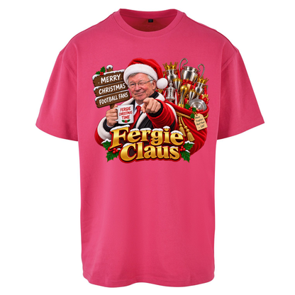 Man United Christmas Oversized T-Shirt