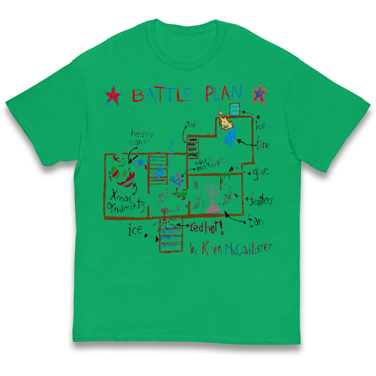 home alone battle plan Kids T-Shirt