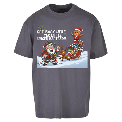 santa joke graphic Oversized T-Shirt