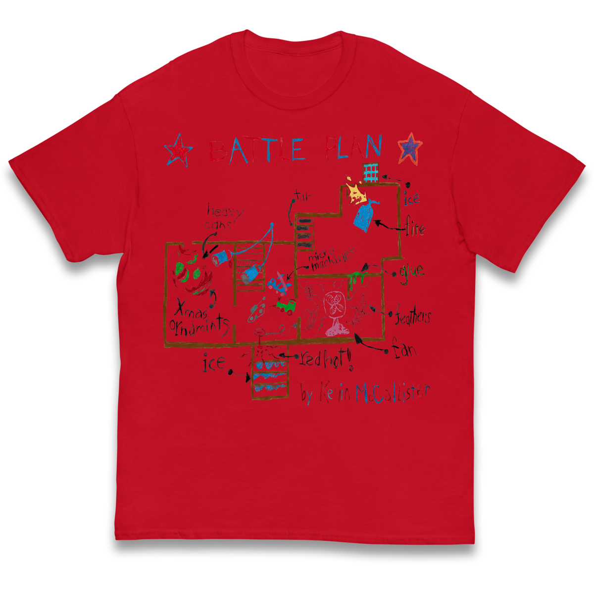 home alone battle plan Kids T-Shirt