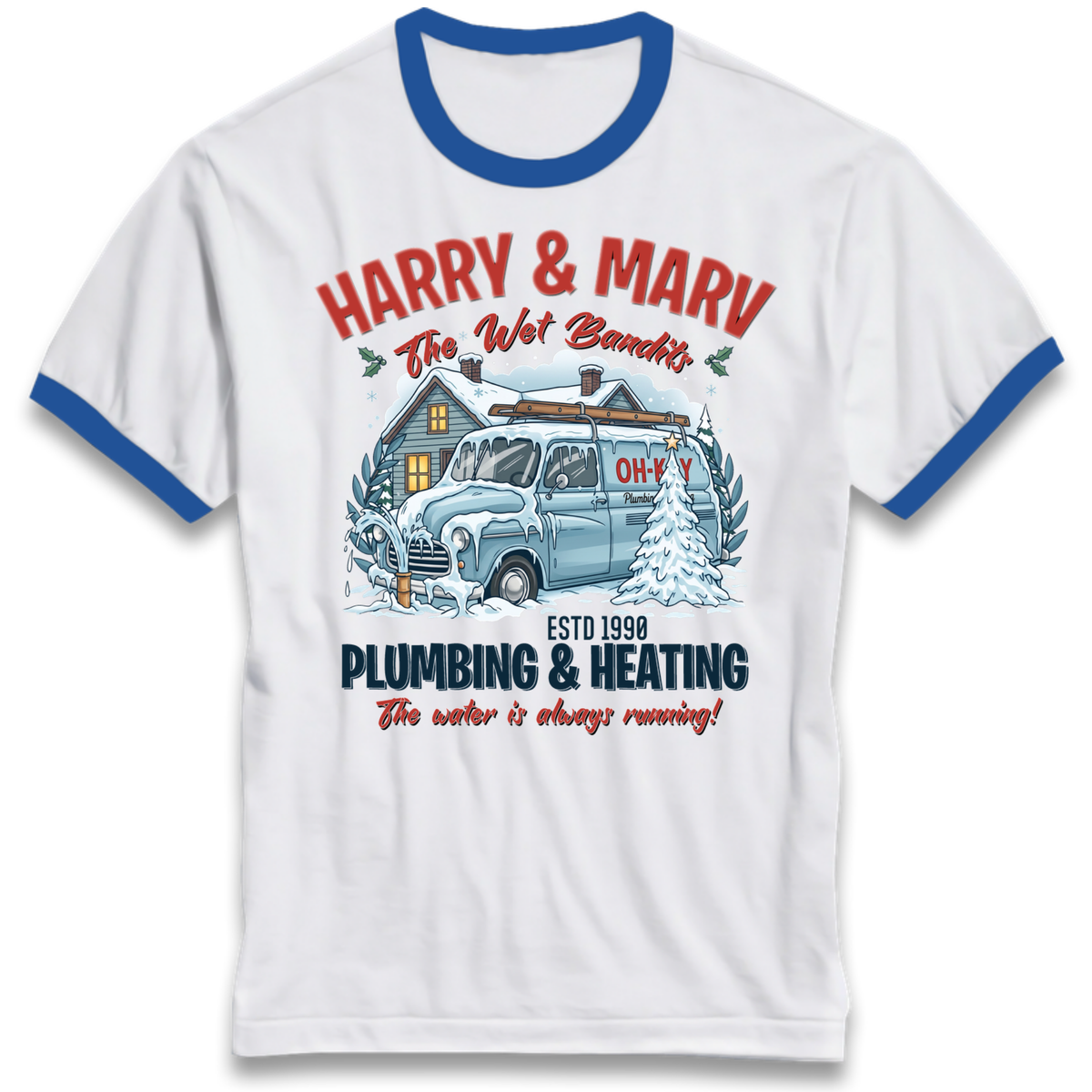 Christmas jumper Ringer T-Shirt