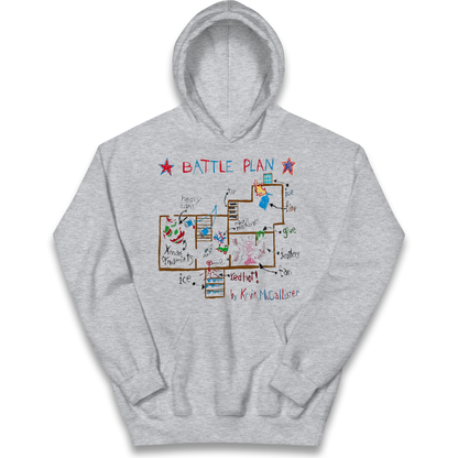 home alone battle plan Kids Hoodie