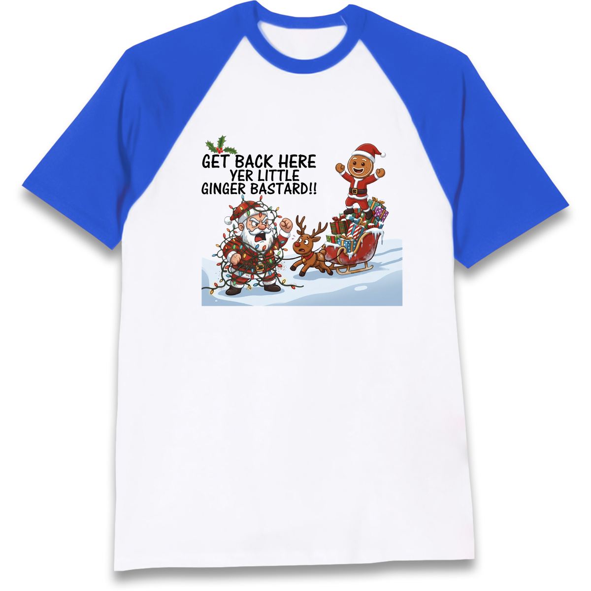 Christmas jumper Raglan T-Shirt