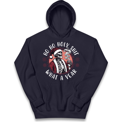 HO HO Holy Santa Kids Hoodie