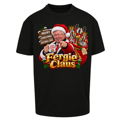 Man United Christmas Oversized T-Shirt