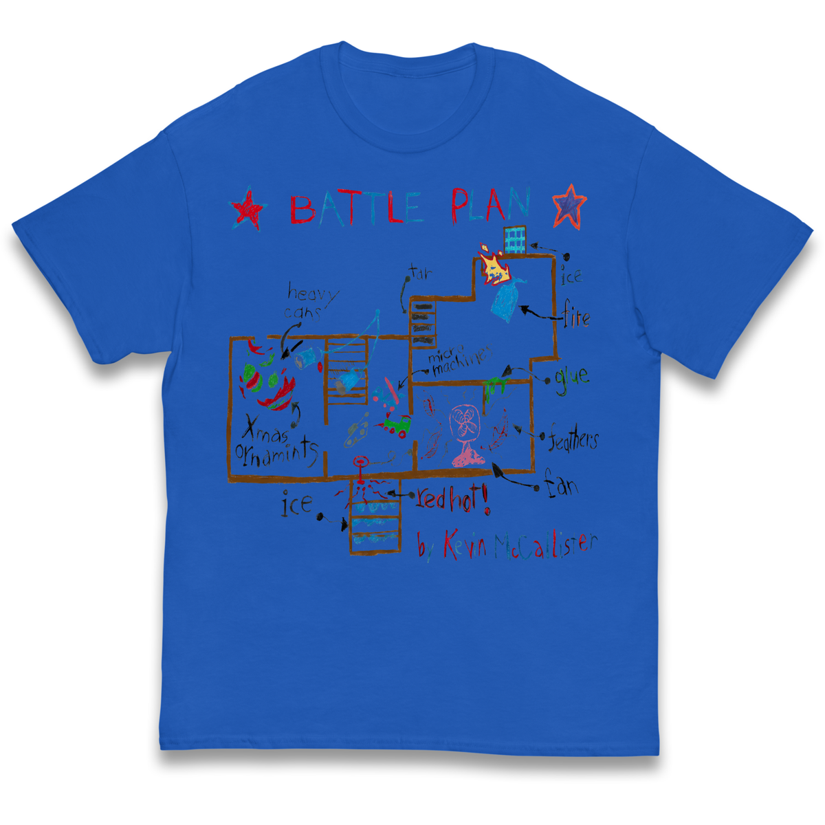home alone battle plan Kids T-Shirt