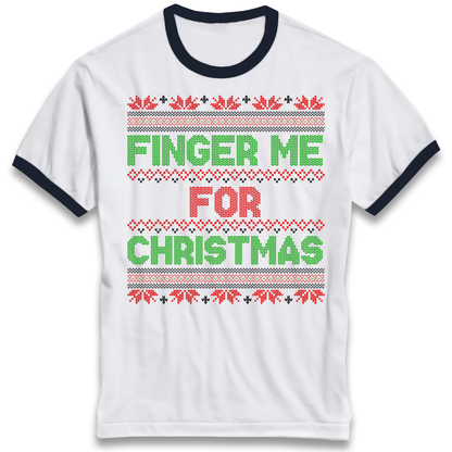 Christmas jumper Ringer T-Shirt