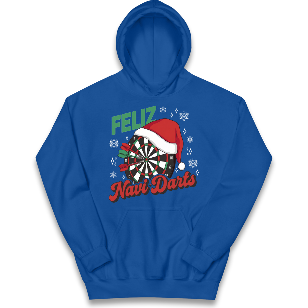 Feliz Navidarts Kids Hoodie - Christmas Darts Design