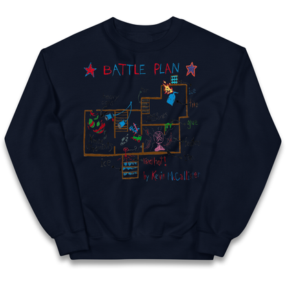 home alone battle plan Kids Jumper