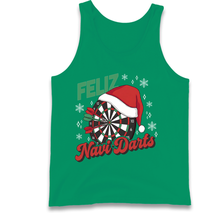 Feliz Navidarts Tank Top - Christmas Darts Design