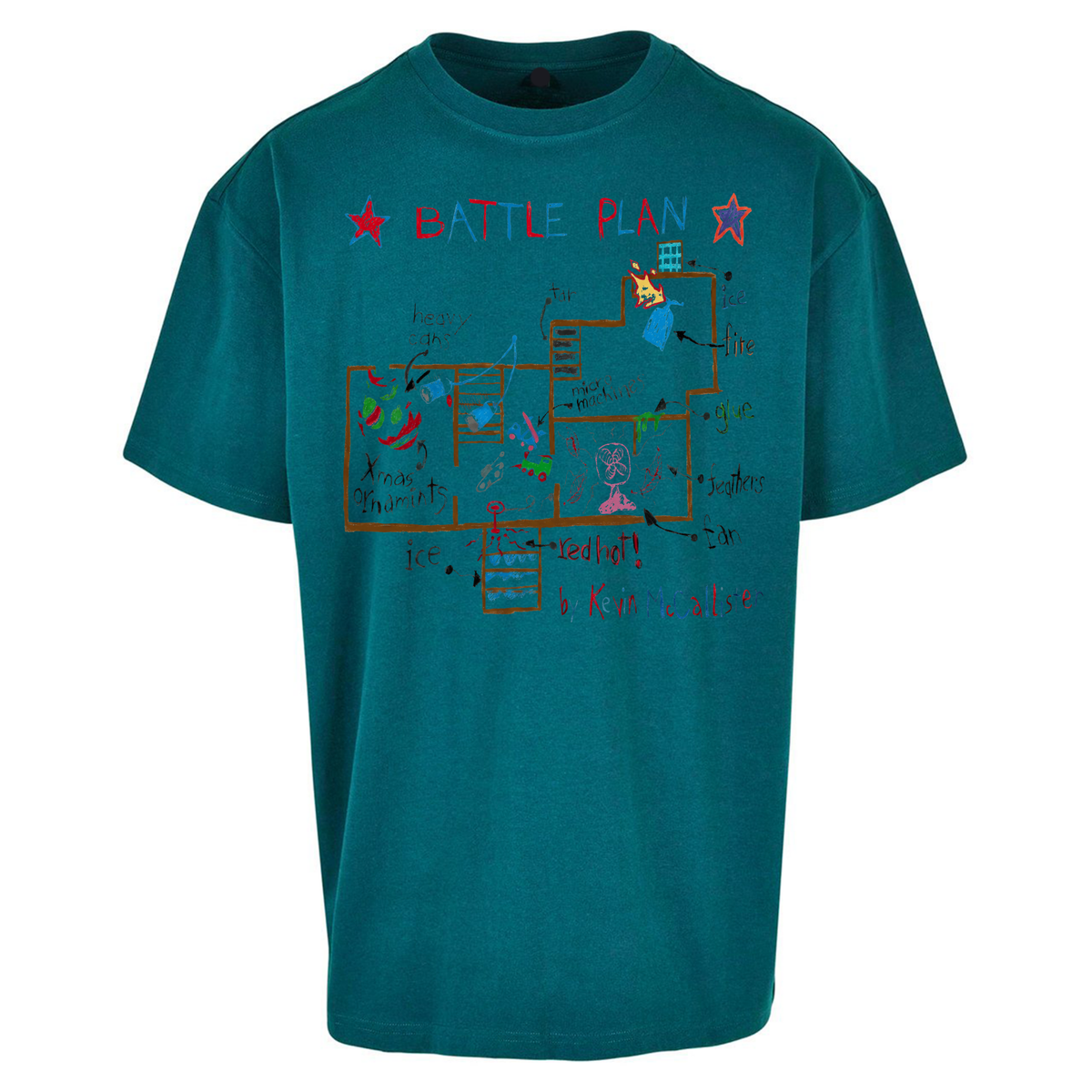 home alone battle plan Oversized T-Shirt