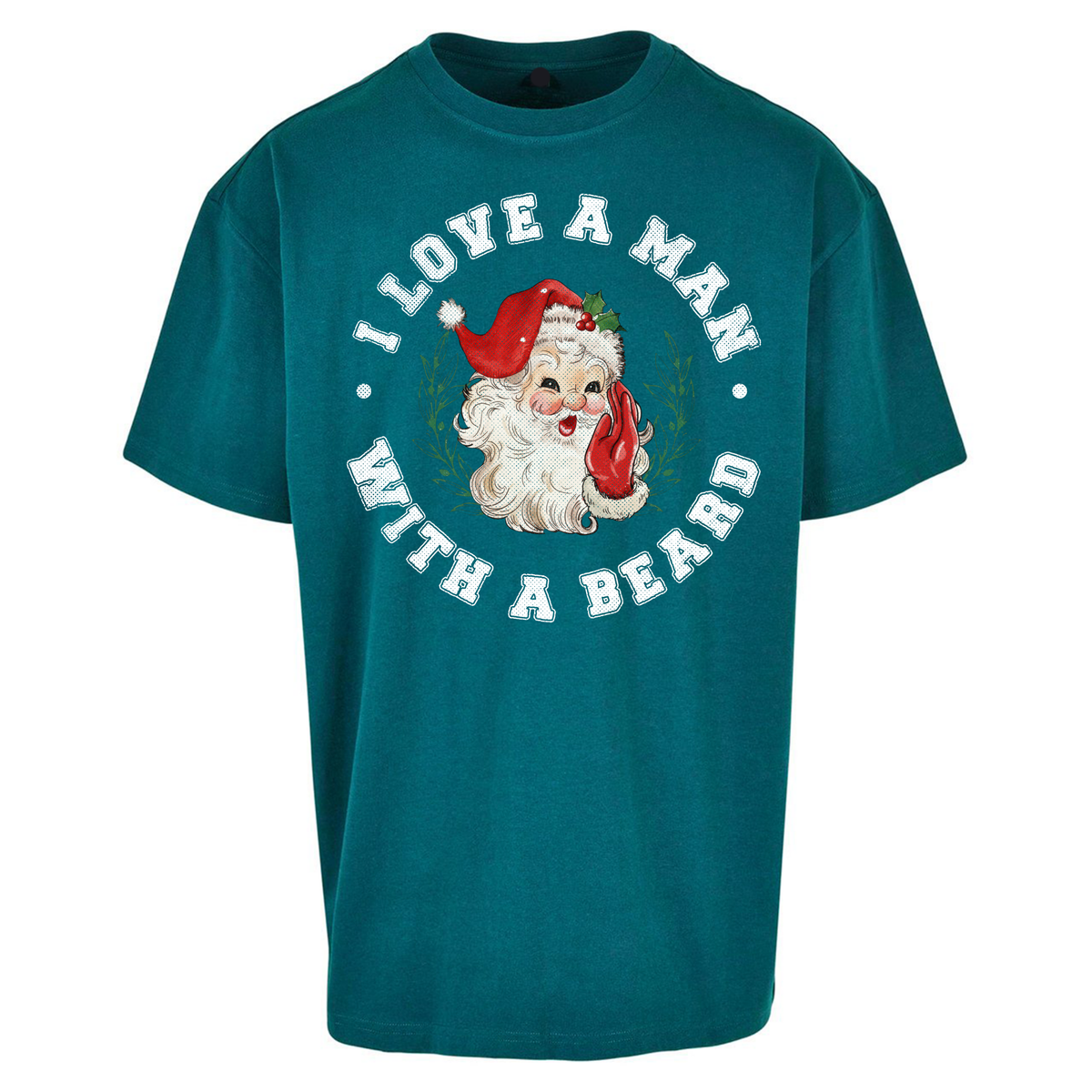I Love A Man With A Beard Oversized T-Shirt