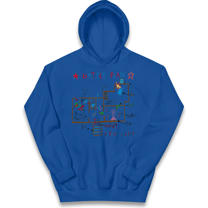 home alone battle plan Kids Hoodie