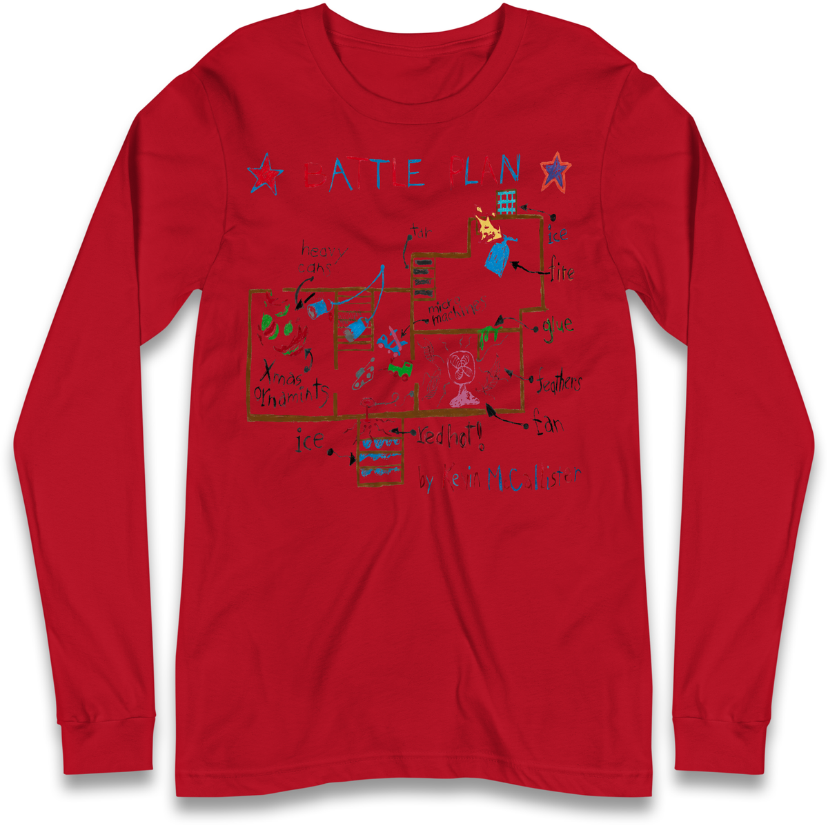 home alone battle plan Long Sleeve T-Shirt