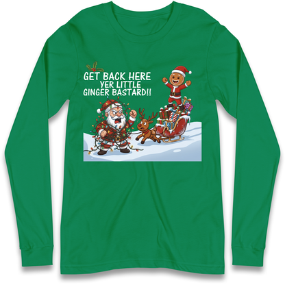 santa joke graphic Long Sleeve T-Shirt