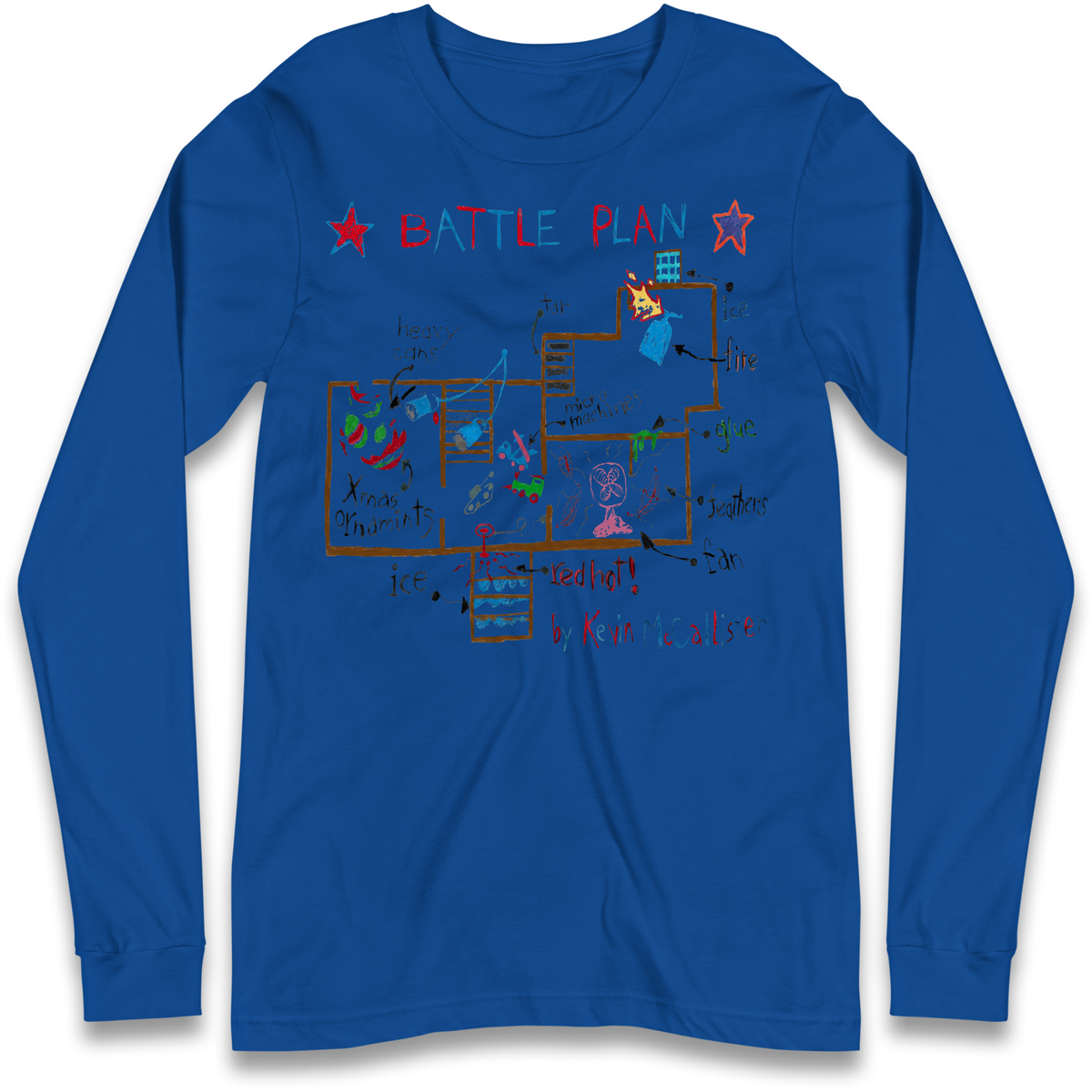 home alone battle plan Long Sleeve T-Shirt