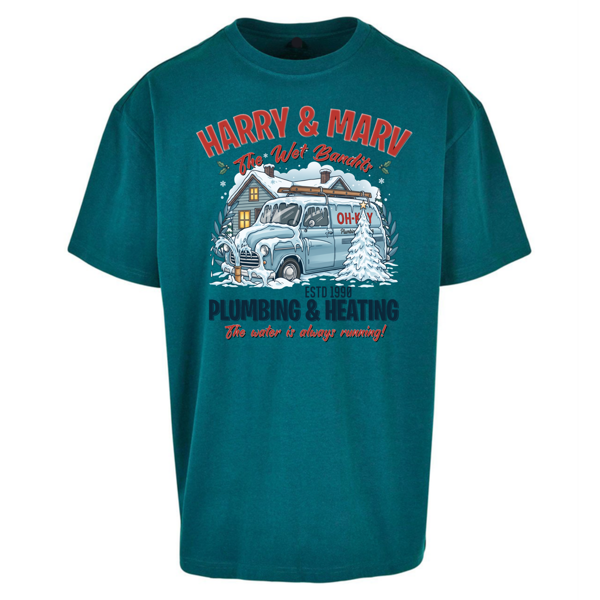 harry & marv home alone Oversized T-Shirt
