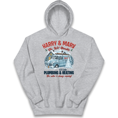 harry & marv home alone Kids Hoodie