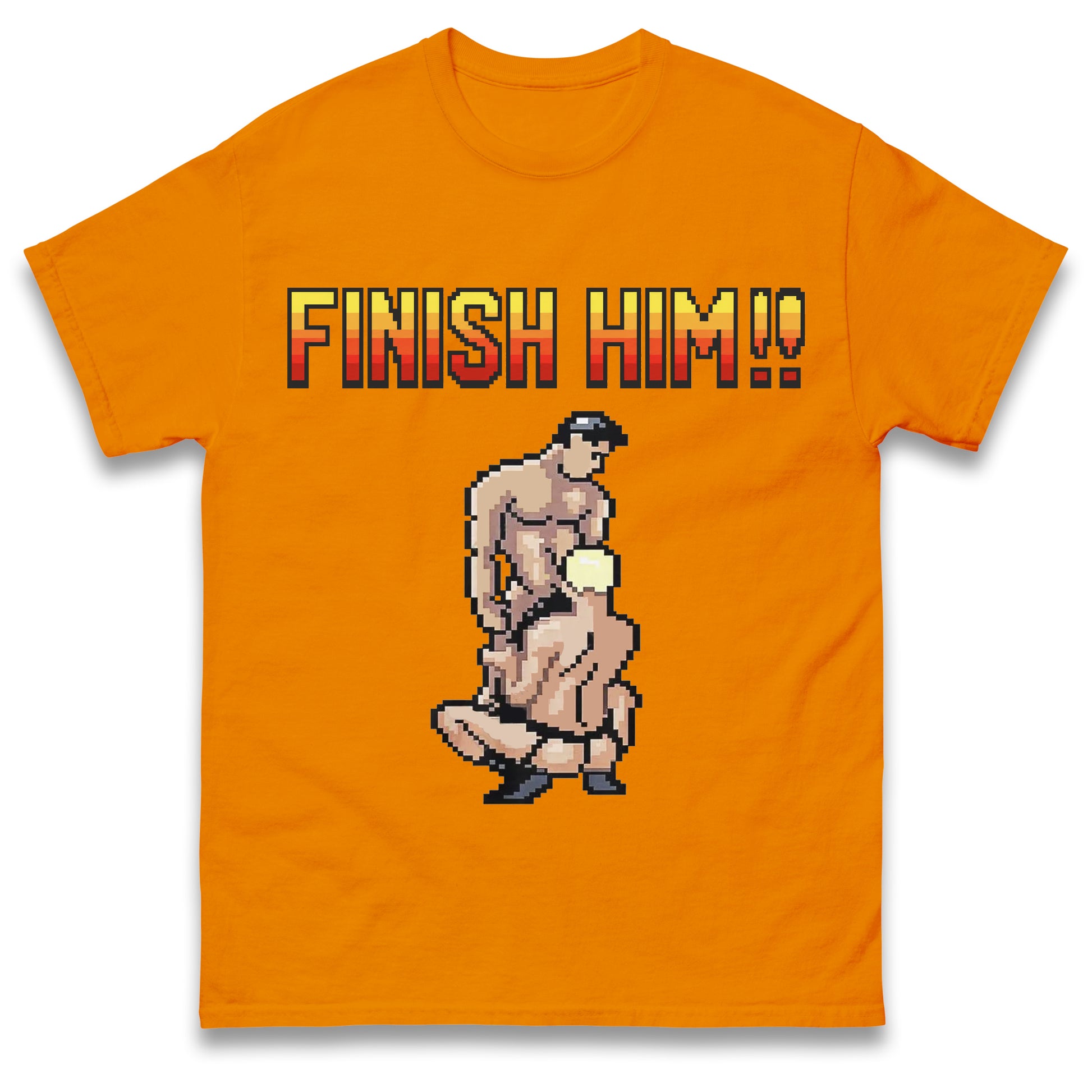 Finish Him Gay Shirt Gamer LGBT Shirt , Funny Shirt, LGBT Shirt, Inappropriate Shirt, Stupid Shirt, Meme Shirt, Unhinged Shirt