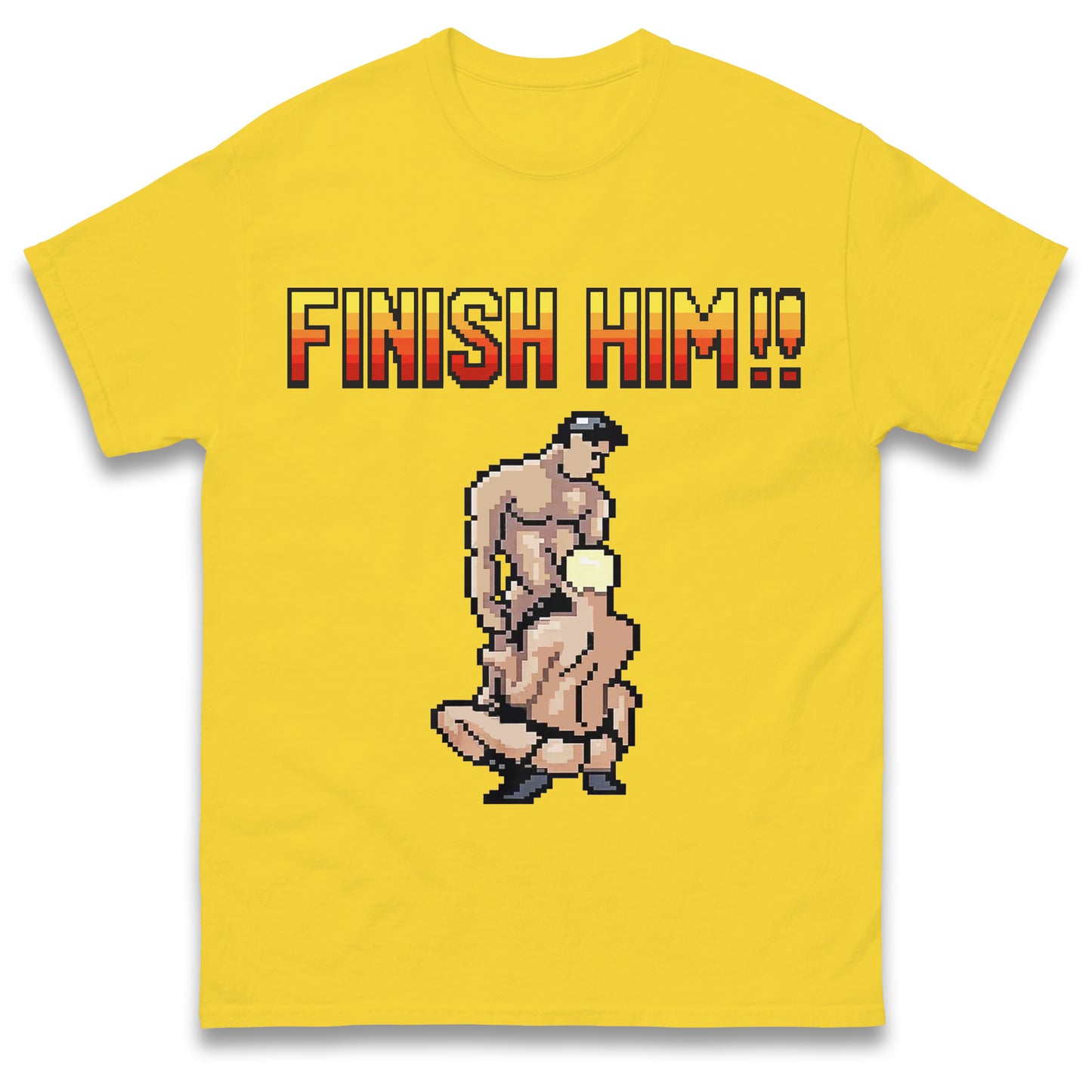 Finish Him Gay Shirt Gamer LGBT Shirt , Funny Shirt, LGBT Shirt, Inappropriate Shirt, Stupid Shirt, Meme Shirt, Unhinged Shirt