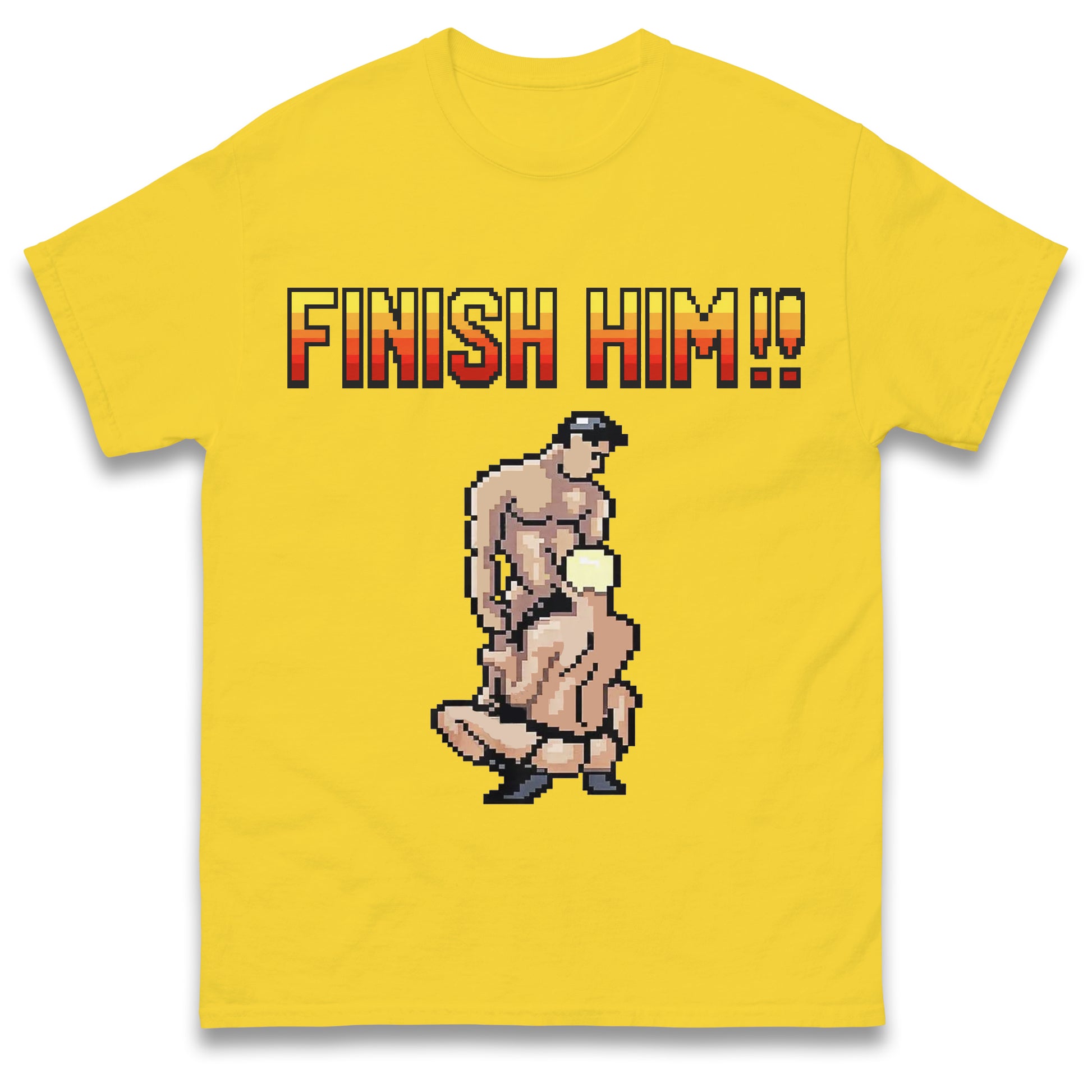 Finish Him Gay Shirt Gamer LGBT Shirt , Funny Shirt, LGBT Shirt, Inappropriate Shirt, Stupid Shirt, Meme Shirt, Unhinged Shirt