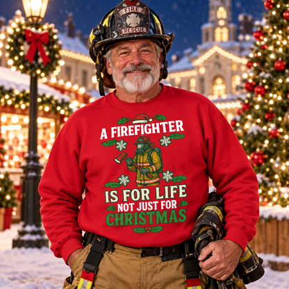 Firefighter Christmas Jumper
