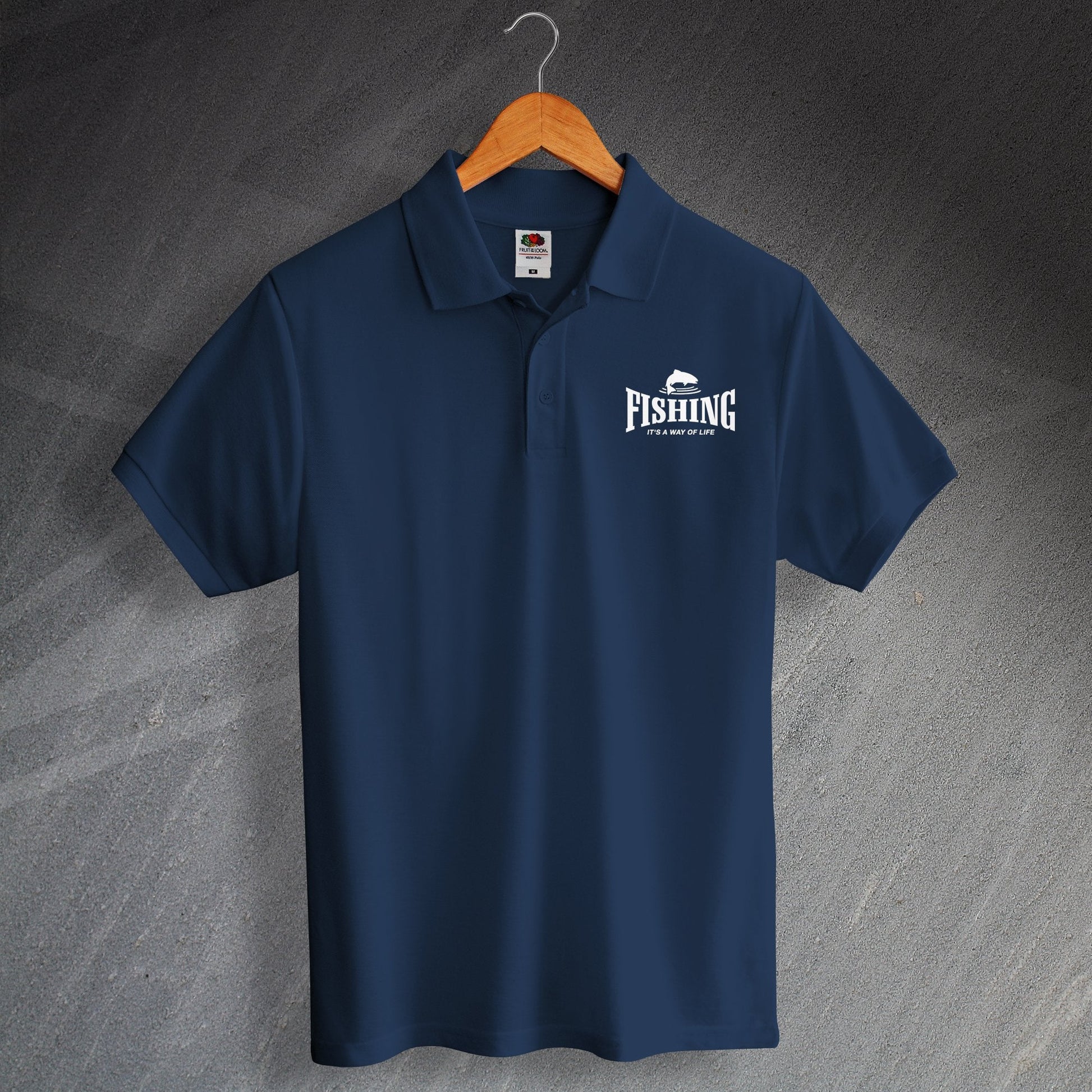 Fishing It's a Way of Life Polo Shirt