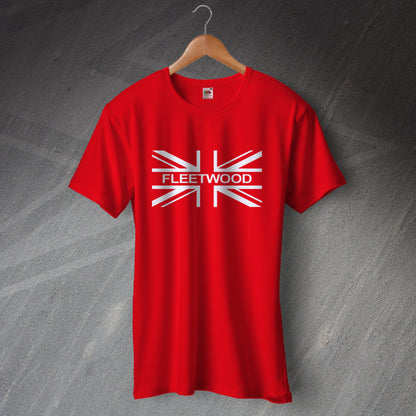 Fleetwood Football T-Shirt Union Jack