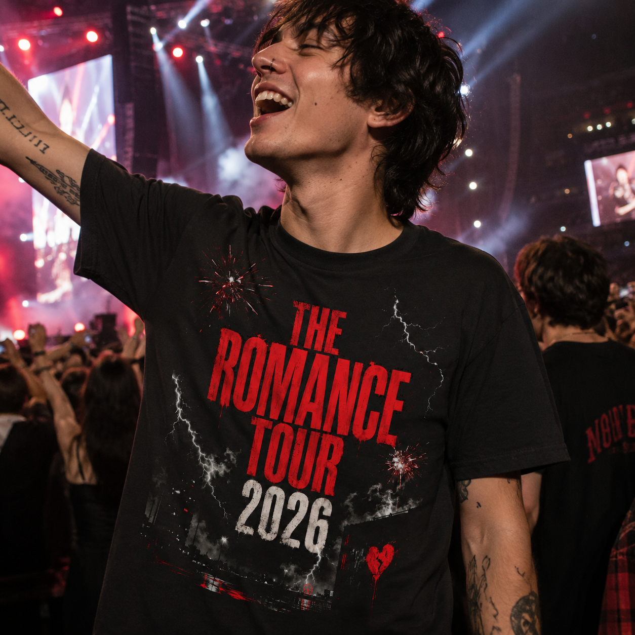 Fontaines DC The Romance Tour 2026 T Shirt